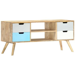Mobile Porta Tv 110x35x48 Cm Legno Massello Di Mango precio