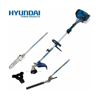Hyundai - Decespugliatore + Tagliasiepi + Motosega/Troncarami/Tagliarami + Disco girevole 3 denti a scoppio 42,7cc 35250