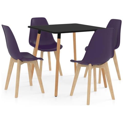 Set Da Pranzo 5 Pz Viola Scuro