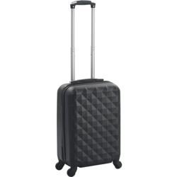 vidaXL Trolley a Custodia Rigida Nero ABS - Nero características