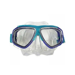 Maschera Per Immersioni Subacquee Snorkeling Sub Mare Piscina Colore Blu Azzurro en oferta