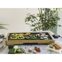 griglia elettrica plancha 2200w 50x24,5cm - doc202 - livoo características