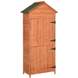 Casetta Box Porta Attrezzi in Legno da Giardino Ripostiglio da Esterno características