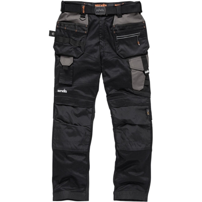 Pantaloni con Fondina Pro neri 38 R - Scruffs