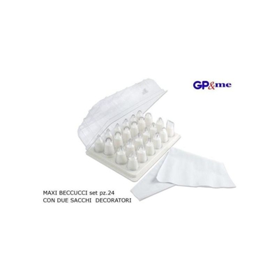 Siringa Saccapoche 2 Pezzi con 24 Beccucci - Gp&me