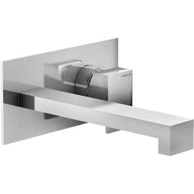 Nobili Rubinetteria Mia 102198/1 Parte Est. Miscelat. Lavabo Muro Bocca 200 Inox