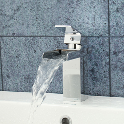 Rubinetto miscelatore a cascata Fontana lavello cromato per cucina Bagno con tubo características