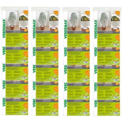 Verdemax 20 pezzi velo cappuccio di protezione in tnt 30 gr/mq bianco ciascuno metri 1,5x8