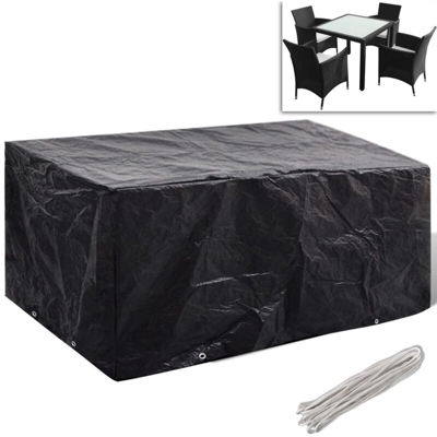 Telo di copertura per mobili in polirattan con 8 occhielli 180 x 140cm