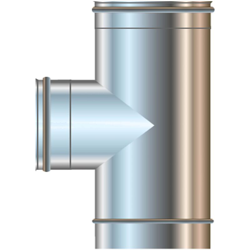 Cordivari - Raccordo a T Monoparete Acciaio Inox en oferta