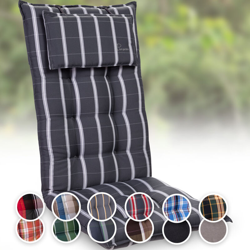 Blumfeldt - Sylt, Imbottitura, Schienale Alto, Sedia da Giardino, Poggiatesta, Poliestere, 50x120x9cm precio