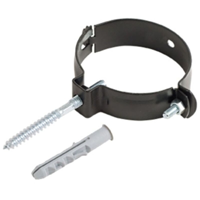 Collari Fissaggio Parete Ecopellet Nero Opaco 8