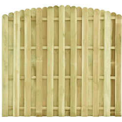 Pannello di Recinzione in Pino Impregnato 180x(155-170) cm precio