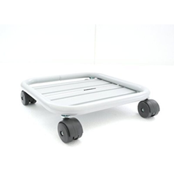 Carrello sottovaso quadrato con ruote cm. 26 ALLUMINIO precio