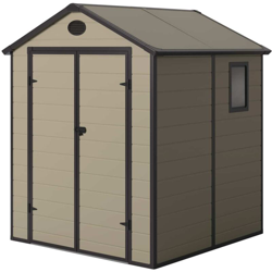 Casetta in Resina Isabella Ecru /Marrone 3,57 m² Ext. 190x188x225 cm - Gardiun en oferta