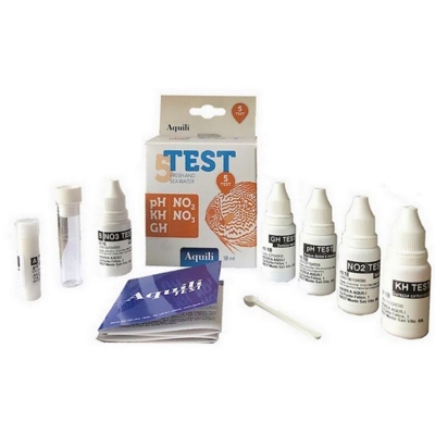 Test Colorimetrico 5 in 1 per la Misurazione dei Valori Principali - PH - Aquili