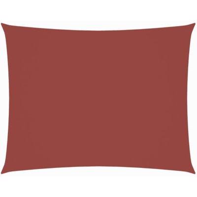vidaXL Parasole a Vela Oxford Rettangolare 2x4 m Terracotta - Arancione