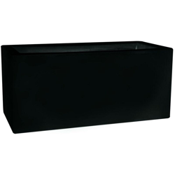 Cassetta fioriera liscia in resina 'Fenice' cm. 100 ANTRACITE en oferta