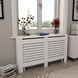 YOUTHUP Coperture per Radiatori 2 pz Bianche 152x19x81,5 cm in MDF - Bianco precio
