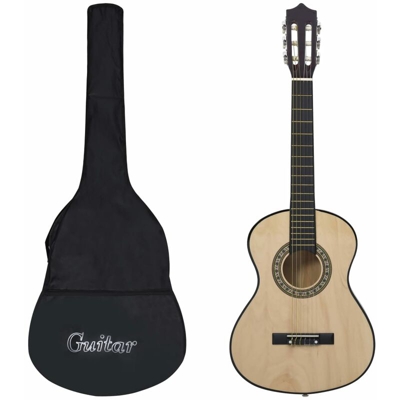 vidaXL Chitarra Classica Principianti e Bambini con Custodia 1/2 34'