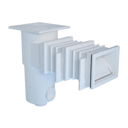 Skimmer a murare per piscine interrate, con bocca standard da 187x126 mm en oferta