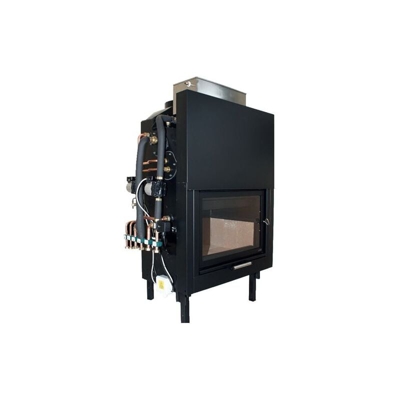 Termocamino policombustibile Ecomultiflex Plus + RSVC > modello 25