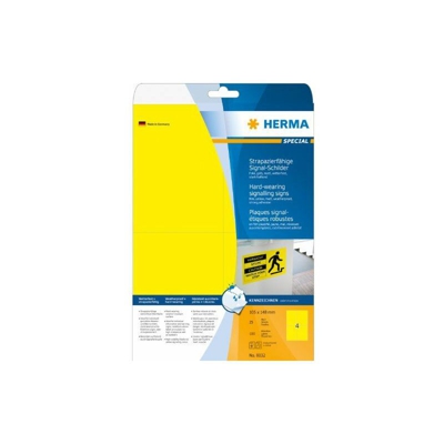 8032 etichetta per stampante Giallo Etichetta per stampante autoadesiva - Herma
