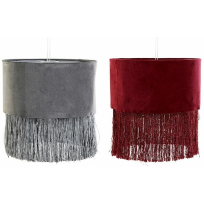 Paralume DKD Home Decor Poliestere Metallo (30 x 30 x 29 cm) (2 pcs)