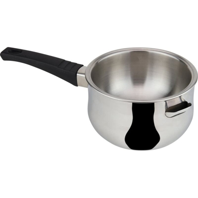 Casseruola bagnomaria in acciaio inox con un manico cm 17 - Ilsa