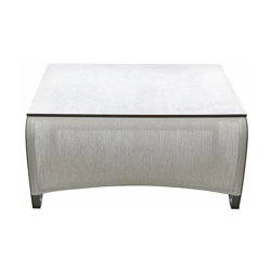 Tavolino Cm 70X70X35 Alluminio E Hpl Cemento Bianco E Legno precio