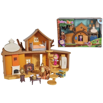 Lgvshopping - Simba Masha Playset la Grande Casa di Orso Inclusi Masha e Orso ed Accessori