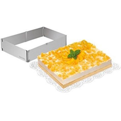 Lgvshopping - Tescoma 623382 Delicia Anello Regolabile per Torte Rettangolari 28x20-50x34