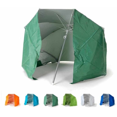Ombrellone mare portatile molto leggero alluminio spiaggia tenda 160 cm Piuma | Verde