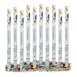 Ver Relaxdays - Set da 10 Cannoni Sparacoriandoli 80 cm, Idea Regalo, Decorazione per Feste e Carnevale, Gittata di 6-8 m, Colorati y sus características Relaxdays - Set da 10 Cannoni Sparacoriandoli 80 cm, Idea Regalo, Decorazione per Feste e Carnevale, Gittata di 6-8 m, Colorati en oferta
