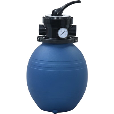 Filtro a Sabbia per Piscine Valvola a 4 Posizioni Blu 300 mm - Blu - Vidaxl