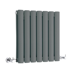 Hudson Reed Revive Radiatore Termoarredo di Design Orizzontale Moderno - Termosifone Con Finitura Antracite - 433W - 400 x 413mm - Riscaldamento ad precio