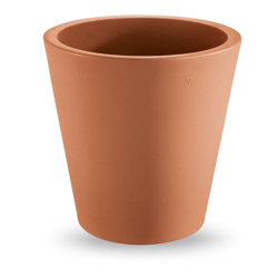 Vaso rotondo in resina 'Single' 35 cm. Terra di Siena precio