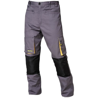 Wolfpack - Pantaloni Grigio / Giallo Taglia Grande 46/48 L