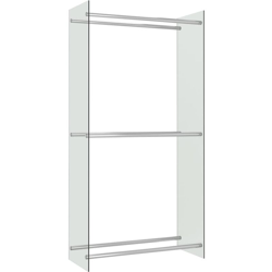 Porta Legna Trasparente 80x35x160 cm in Vetro - Trasparente - Vidaxl características