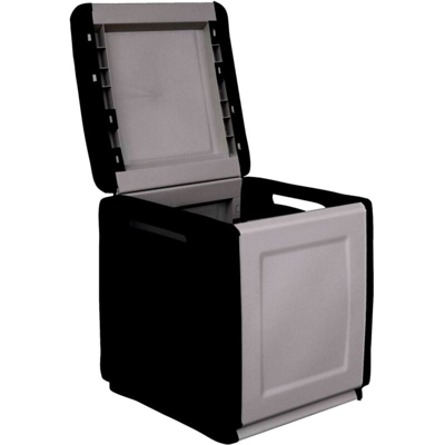 Baule Portatutto Grigio/Nero Art Plast 53 X 54 X 57 Cm