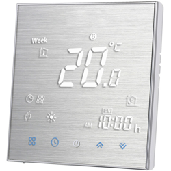 Asupermall - termostato 16A portata WiFi acqua calda (spazzolato alluminio serie 2000) AC 95-240V un NTC sensore di linea di erogazione en oferta