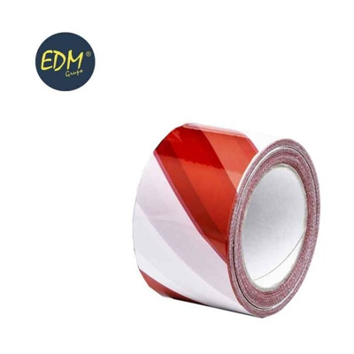 Nastro segnalatore bianco / rosso 200m x 50mm