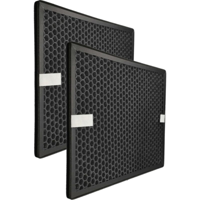 vhbw 2x filtro compatibile con Philips AC1217, AC1217i Umidificatore della serie 1000 e 1000i - Filtro aria, Filtro a carbone attivo