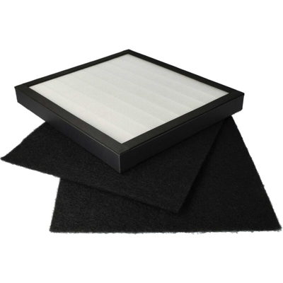 vhbw Set di filtro dell'aria per umidificatore, purificatore d'aria come Dirt Devil 0150022 - Filtro HEPA, filtro ai carboni attivi