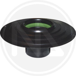 Dck Group - Rosone Canna Fumaria 80 Mm Nero Innesto E Guarnizioni Per Tubi Stufa Stufe características