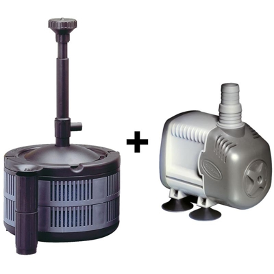 Sicce filtro per laghetto ecopond 3.0 2400 l/h + pompa per laghetto syncra silent 2.5 2400 l/h