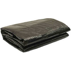 vidaXL Copertura per Piscina Nera 455 cm PE - Nero en oferta