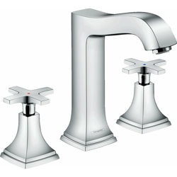 Miscelatore per lavabo Metropol Classic 3 fori 160, maniglia a croce, scarico a scomparsa, scarico a scomparsa 31307000 - 31307000 - Hansgrohe características