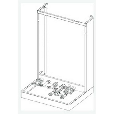 Ferroli 016028O0 - Backsplash 1 salite micro Divatech