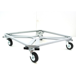 Carrello sottovaso quadrato con ruote industriali cm. 66 ALLUMINIO características